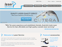 Tablet Screenshot of laserservice.com.au